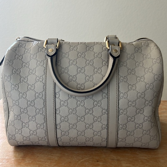 Gucci Guccissima Boston bag Authentic leather - Picture 4 of 16